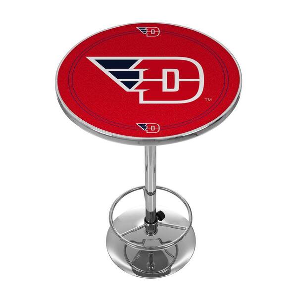 Trademark University of Dayton Chrome Pub/Bar Table