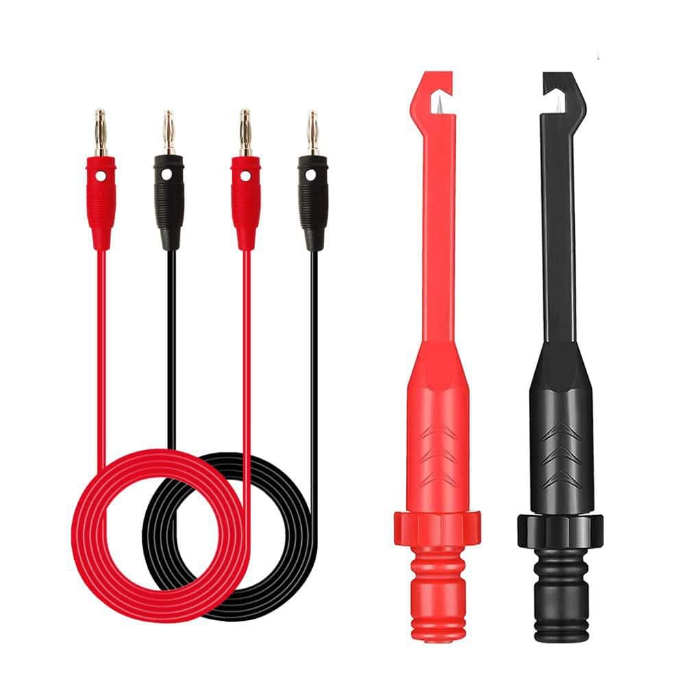 2-Piece Electric Wire Piercing Probe Clip 4mm Banana Plug Multimeter Test Leads Automotive Diagnostic Electrical Testing price history on PriceWatchPro
