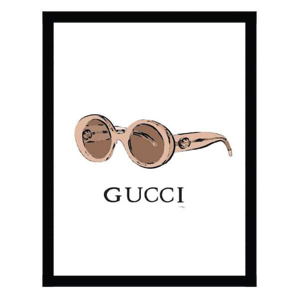VENICE BEACH Collections Fashion Glam Designer Sunglasses by Fairchild Paris 1-Piece Framed Graphic Print Abstract Poster Art Print 18 in.x14 in.