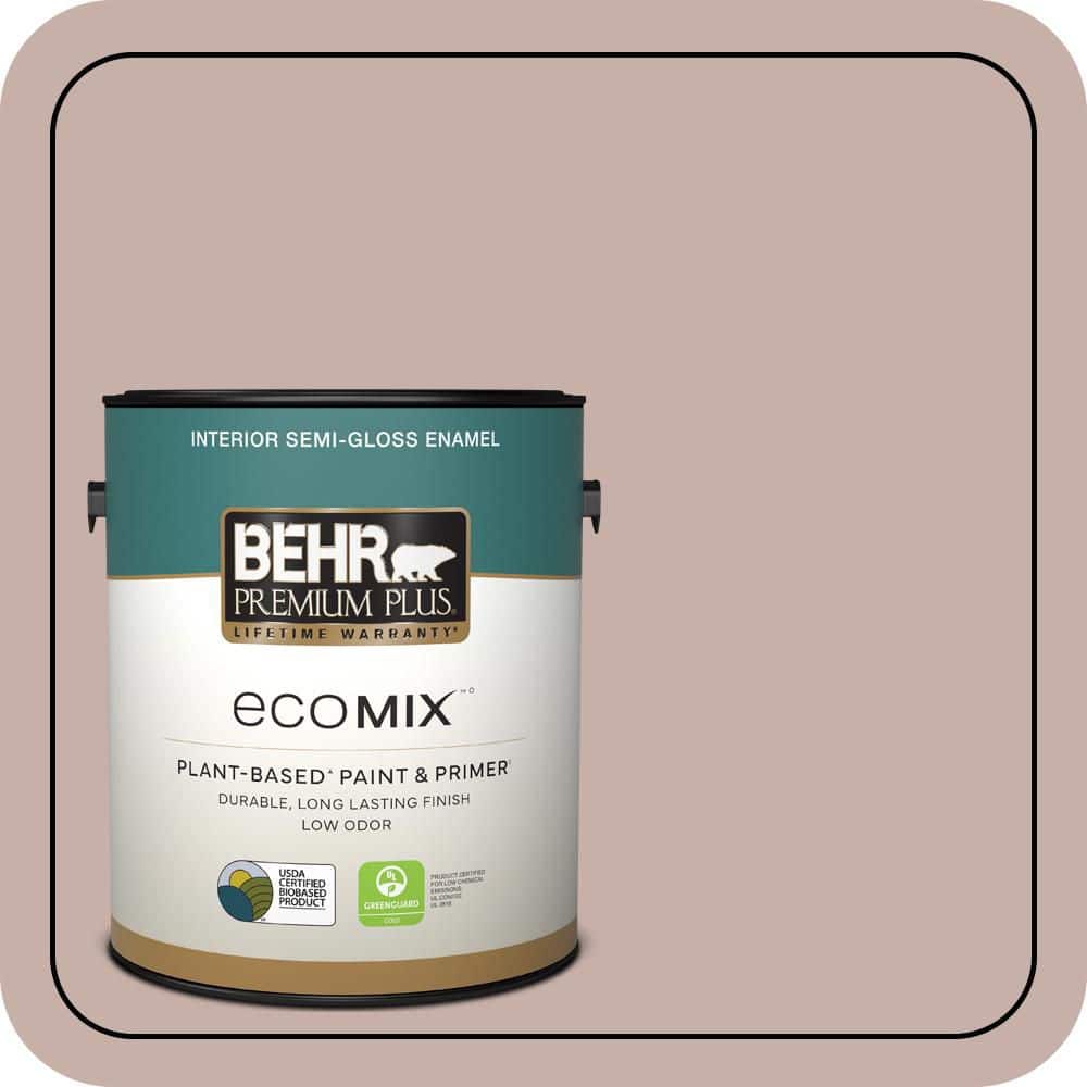 1 gal. #N160-3 Vintage Charm Semi-Gloss Enamel EcoMix Plant-Based Interior Paint & Primer price history on PriceWatchPro