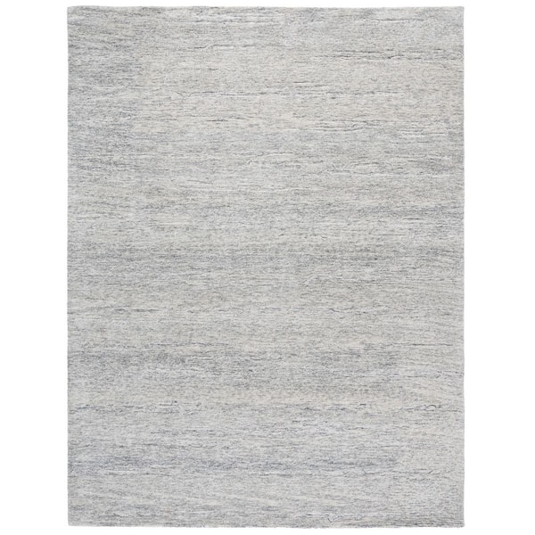 Ebony 9 ft. x 12 ft. Ivory/Dark Gray Abstract Modern Area Rug