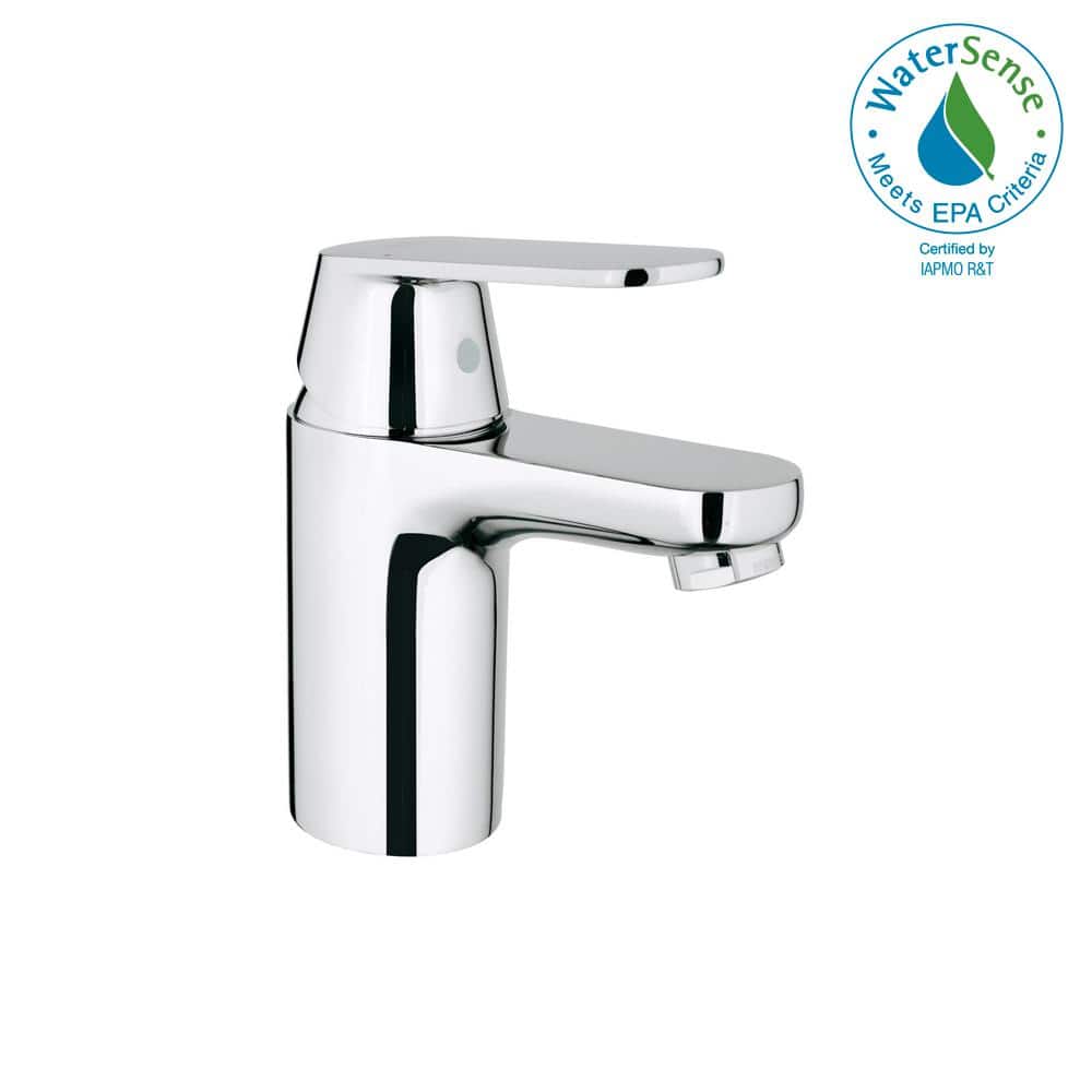 Sleek Modern Chrome Single-Hole Brass Bathroom Faucet