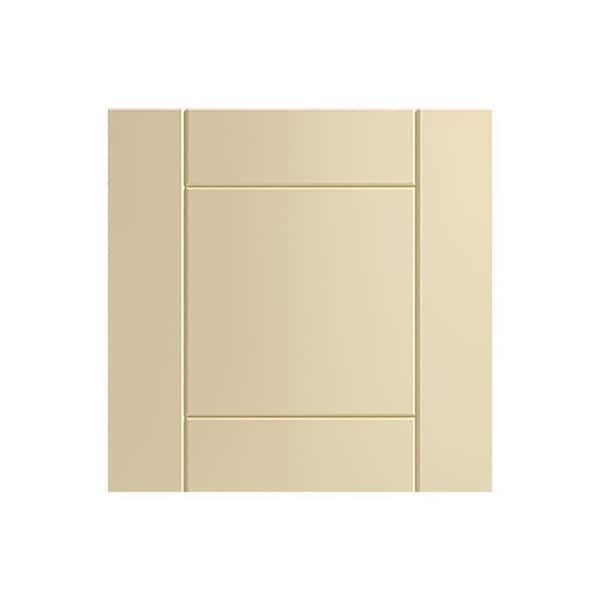 Sanibel 13 in. W x 0.75 in. D x 13 in. H Beige Cabinet Door Sample Bluff Beige Matte