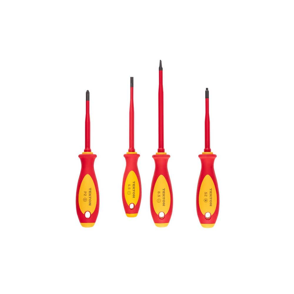 Phillips, Slotted, Square Insulated Screwdriver Set, 4-Piece (#2,5.5-6.5 mm, #2) price history on PriceWatchPro