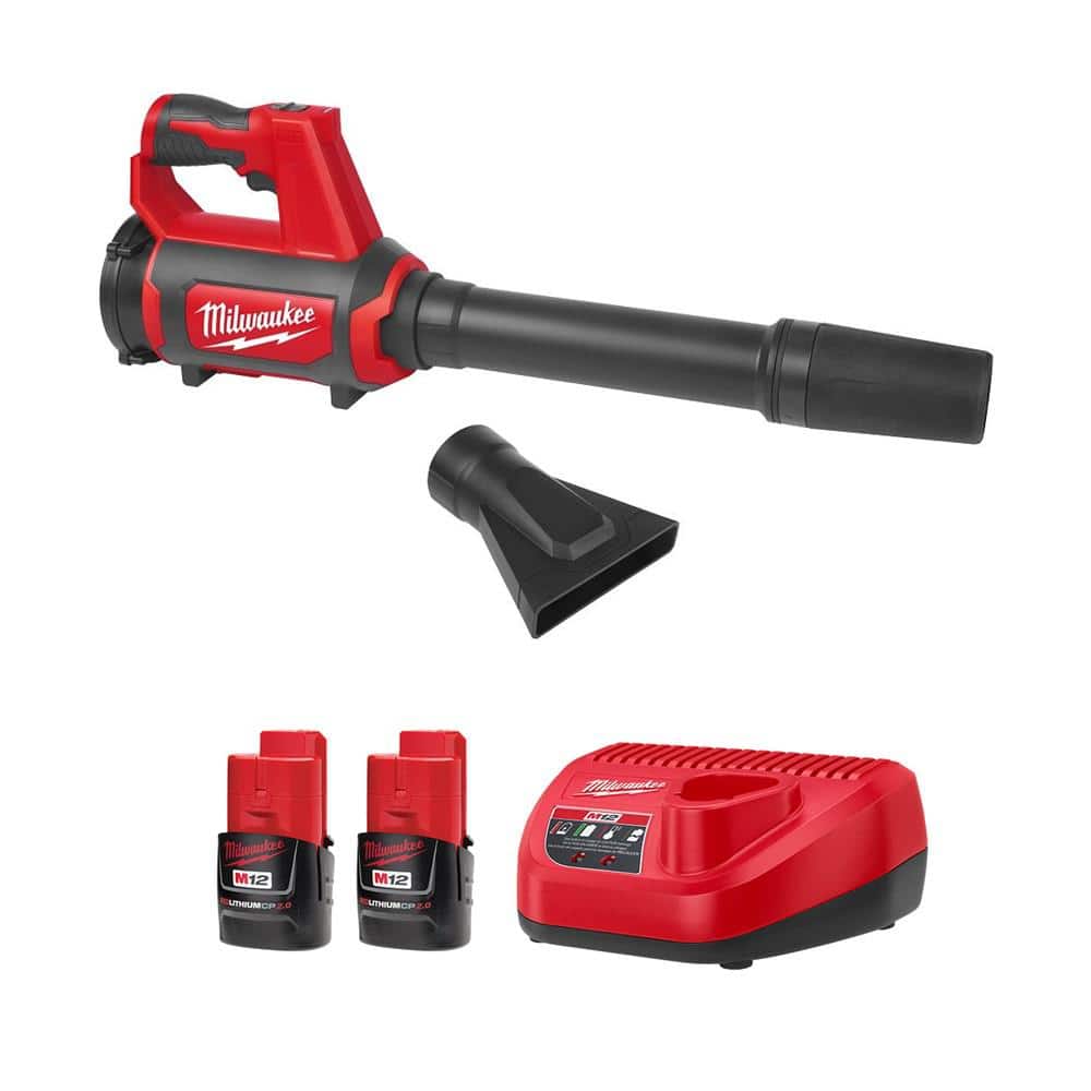 M12 12V Lithium-Ion Cordless Compact Spot Blower with M12 Compact 2.0 Ah Battery (2-Pack) Starter Kit and Charger price history on PriceWatchPro