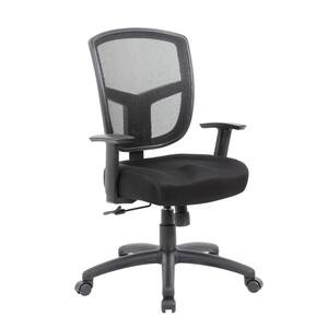 MODWAY Calibrate Mesh Office Chair in Black EEI-3042-BLK - The Home Depot