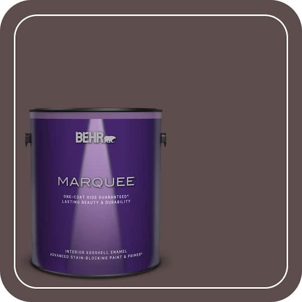 BEHR MARQUEE 1 gal. #740B-7 Smooth Coffee Eggshell Enamel Interior Paint & Primer