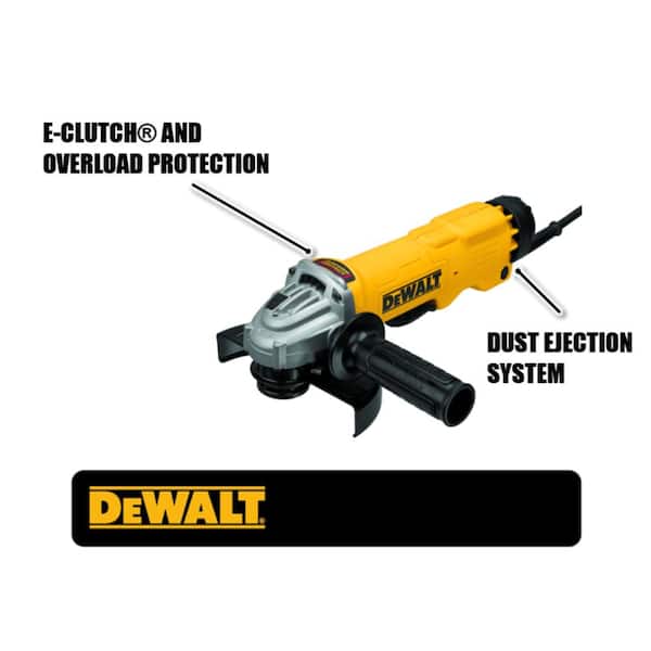 DEWALT DWE43114N 13 Amp Corded 4.5 - 5 in. Angle Grinder with No-Lock-On Paddle Switch - 2