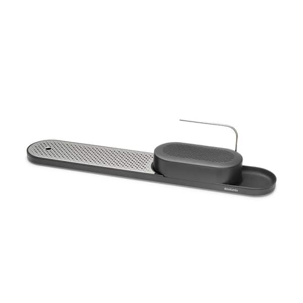 SinkStyle Organizer and Drying Tray in Mineral Infinite Gray, 1 Piece - 5.9 in. H x 29.5 in. W x 5.1 in. D