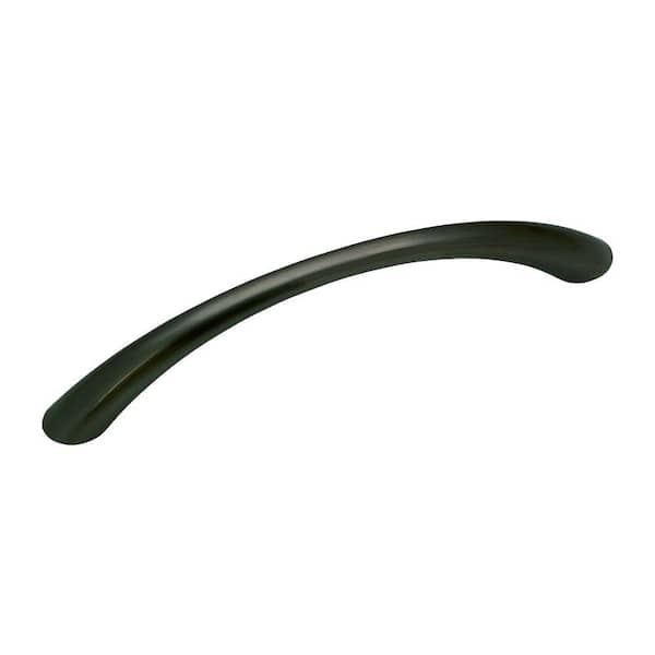 Richelieu Hardware Utopia Collection 3 3/4 in. (96 mm) Matte Black Modern Cabinet Arch Pull