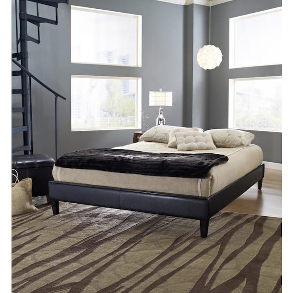 Boyd Sleep Fairview Full Faux Leather Upholstered Bed