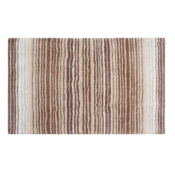 100% Cotton Gradiation Collection Machine Washable 21x34, Beige