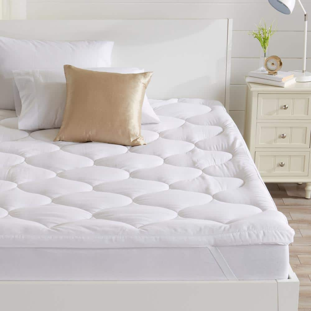 Great Bay Home 2 Ultra-Soft Hypoallergenic Mattress Topper Queen