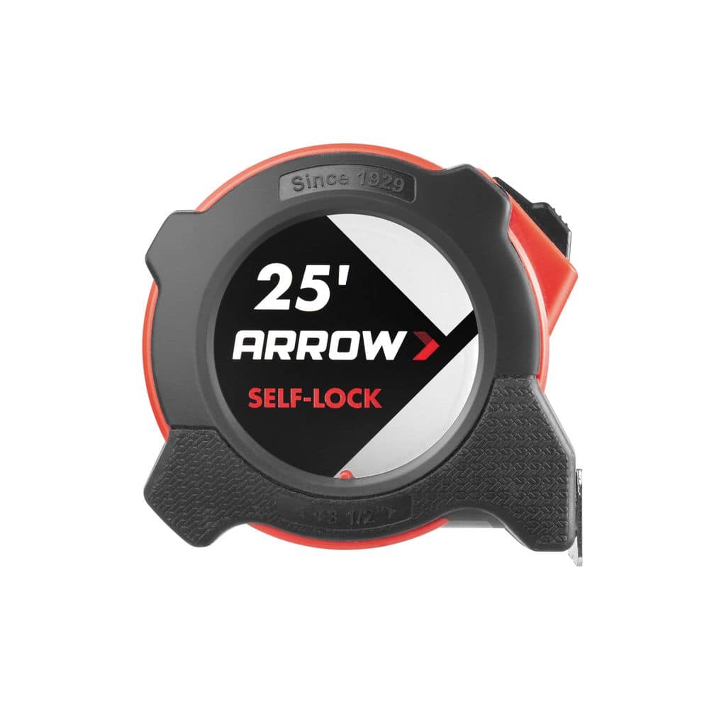 Arrow Fastener Self-Lock 25 ft. SAE Tape Measure with Fractional