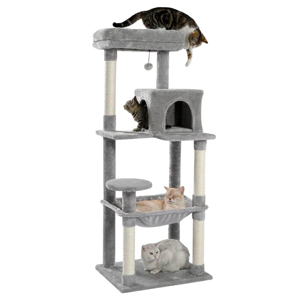 Cat Tree For Cats Scratching Post Furniture Climbing Tower Condo House 
