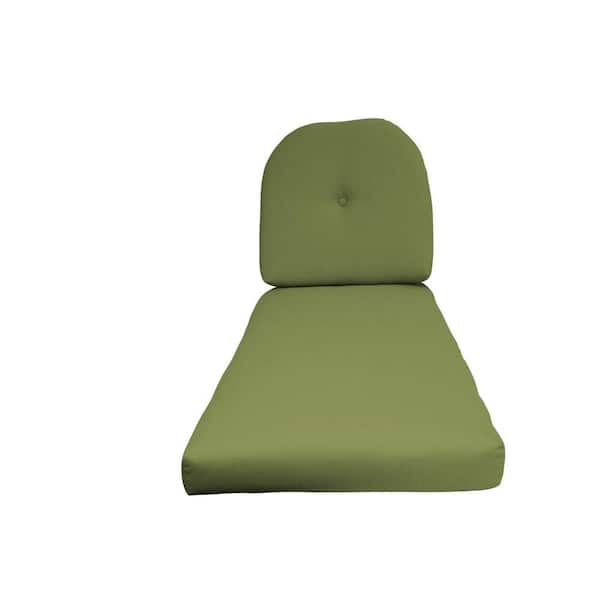 Paradise Cushions Sunbrella Kiwi 2-Piece Outdoor Chaise Lounge Cushion