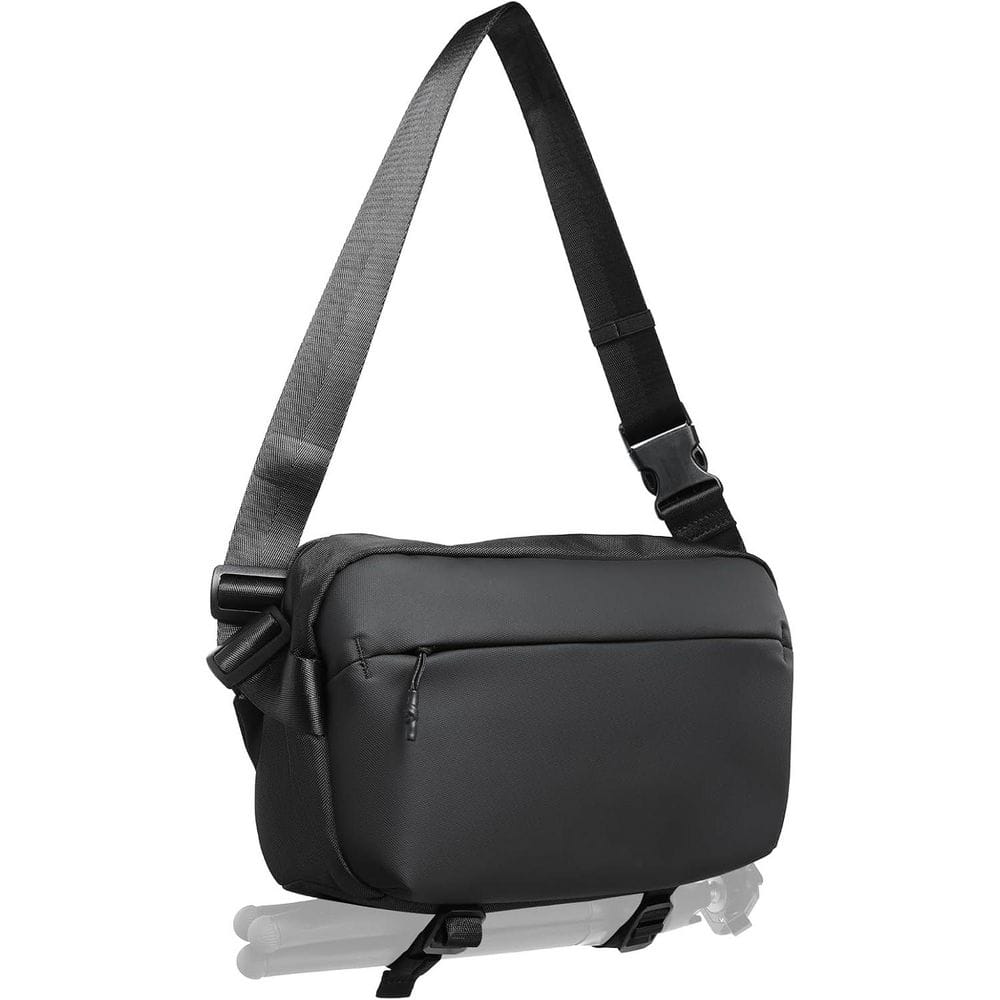 Camera Sling Bag Water-Resistant Case with Tripod Holder for DSLR/SLR/Mirrorless Cameras in Black 10L Capacity price history on PriceWatchPro