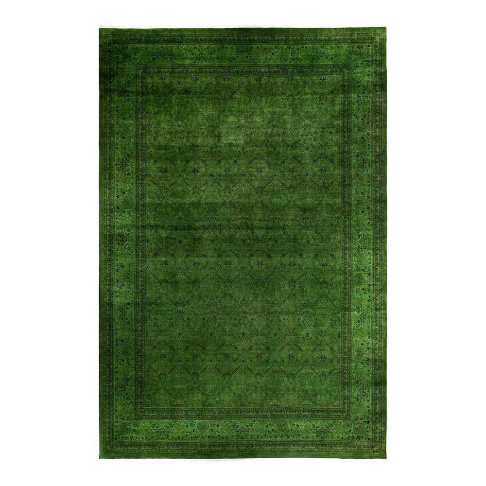 Overdyed Green 12 ft. x 18 ft. Solid Wool Indoor Area Rug price history on PriceWatchPro