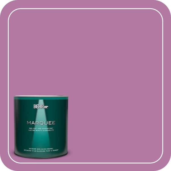 BEHR MARQUEE 1 qt. Home Decorators Collection #HDC-SP16-11 Cactus Flower Semi-Gloss Enamel Interior Paint & Primer