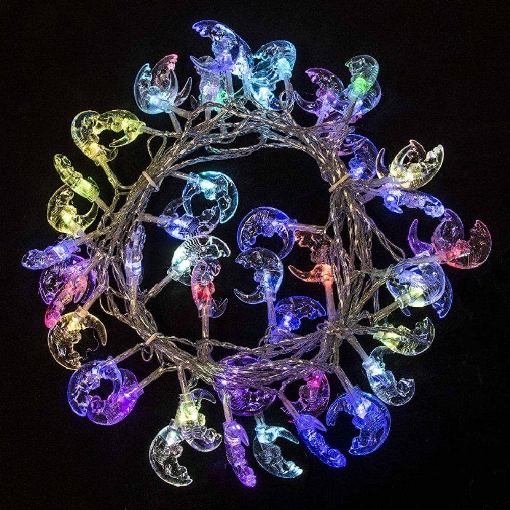 19.5 ft. 50-Light LED Multi-color Electric Powered String Lights (Lot of 2)