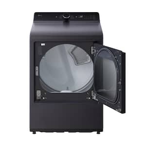 7.3 cu. ft. Vented SMART Electric Dryer in Matte Black with EasyLoad Door and Sensor Dry Technology