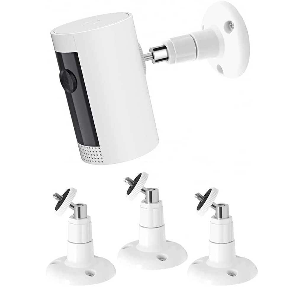 3-Pack Adjustable Wall Mount for Security Cameras, 360° Rotation, Easy Ins
