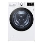 27 in. 4.5 cu. ft.Ultra Large Capacity White Front Load Washer with Steam and Wi-Fi Connectivity
