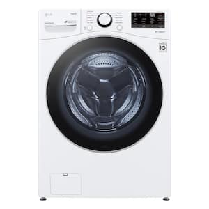 27 in. 4.5 cu. ft.Ultra Large Capacity White Front Load Washer with Steam and Wi-Fi Connectivity