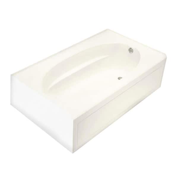 KOHLER Windward 60 in. x 42 in. Soaking Bathtub with Right-Hand Drain in Biscuit
