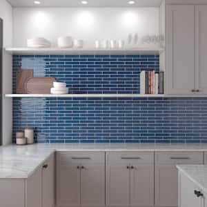 Artistic Reflections Twilight 2 in. x 10 in. Glazed Ceramic Undulated Wall Tile (5.24 sq. ft./case)