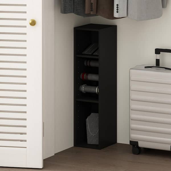 Furinno Reed 31.5 in. Tall Blackwood Wood 3-Shelf Bookcase