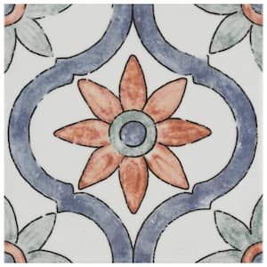 Bourges Arco 7-7/8 in. x 7-7/8 in. Ceramic Wall Tile (11.0 sq. ft./Case)