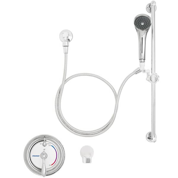 Speakman Sentinel Mark II Regency 1-Handle 1-Spray Tub and Shower Faucet with Hand Shower in Polished Chrome (Valve Included)
