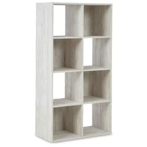 Paxberry 47.05 in. H x 23.74 in. W x 11.81 in. D White MDF 8-Cube Storage Organizer