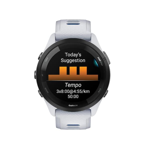 Garmin Forerunner 265 Running Smartwatch with Black Bezel 1.81 x