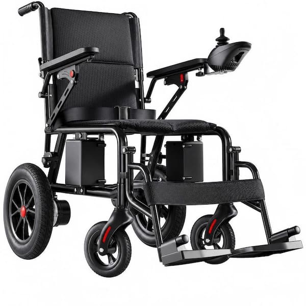 Electric Wheelchairs for Adults, Foldable Travel Motorized Wheelchairs for Seniors