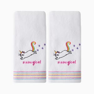 White Solid Cotton Single Hand Towel
