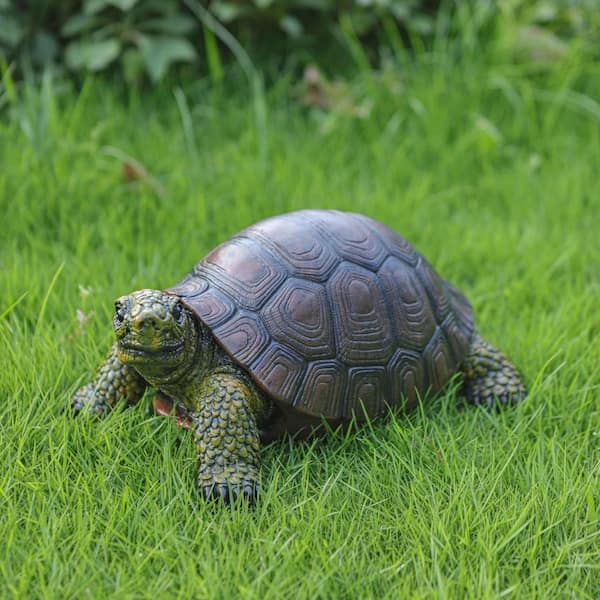Weather-Resistant Resin Turtle Garden Statue Decoration HPDPXQS7VC
