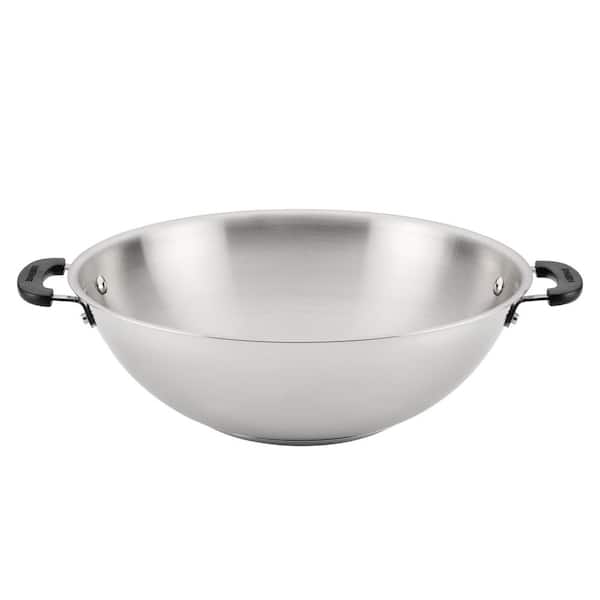 Farberware Brilliance Induction Wok, 14 in. Stainless Steel