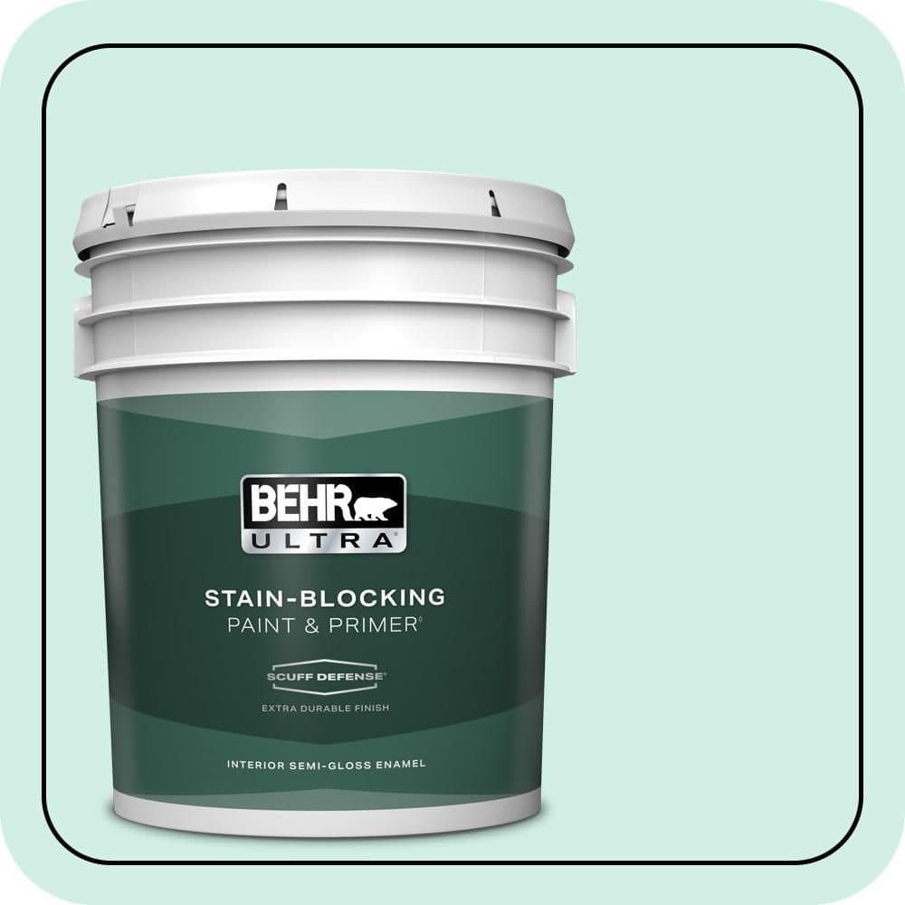 5 gal. #P440-1 Shimmering Pool Extra Durable Semi-Gloss Enamel Interior Paint & Primer price history on PriceWatchPro