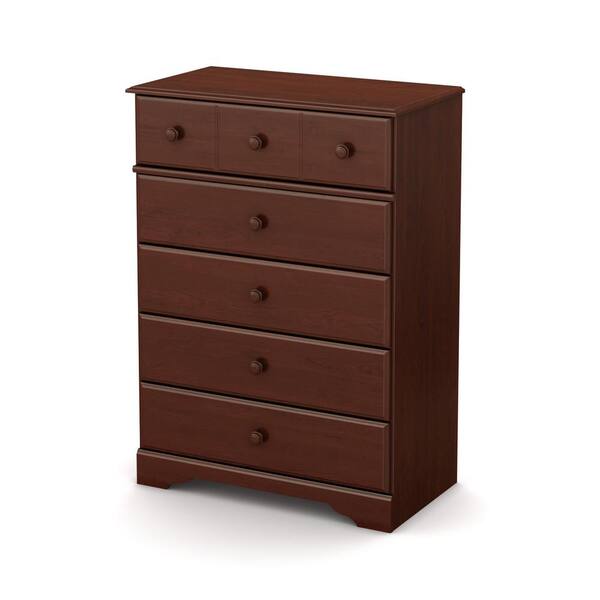 South Shore Little Treasures 5-Drawer Royal Cherry Chest