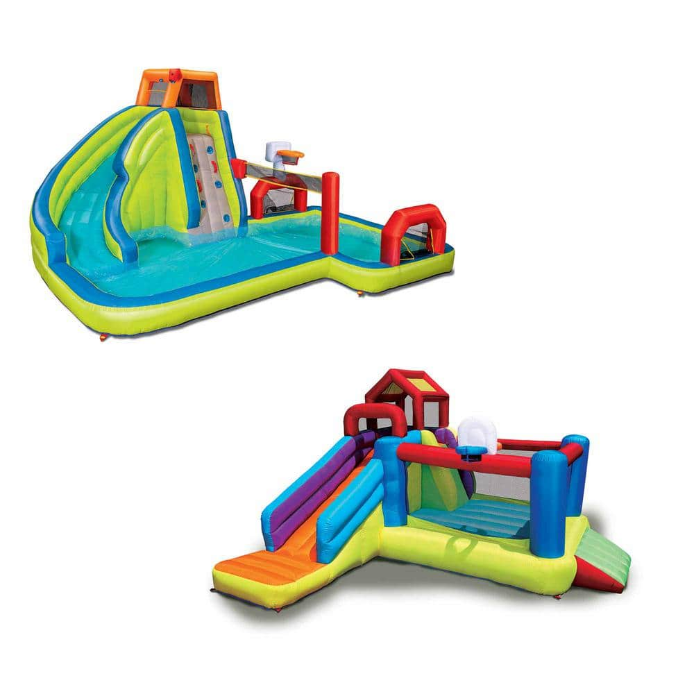 Banzai Inflatable Open Slide Ultimate Combo-pack (2-in-1) Ban-99523