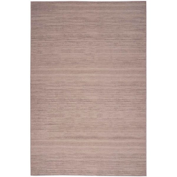 Nourison Washable Essentials Natural 5 ft. x 7 ft. All-over design Contemporary Area Rug