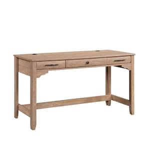 Rollingwood Country 54.016 in. Brushed Oak 3-Drawer Writing Desk