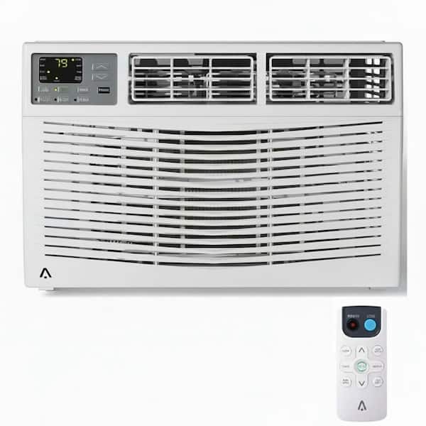 10000 BTU (DOE) 115 Volts WiFi Enabled Window Air Conditioner with Remote, Easy Install Kit Cools 450 sq. ft. in White