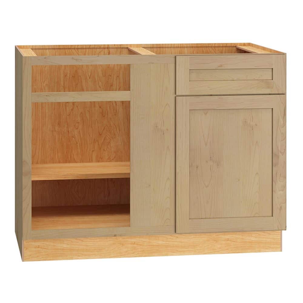 QuickShip Cottage 48 in. W x 24 in. D x 34.5 in. H Assembled Plywood Shaker Corner Blind Kitchen Cabinet in Canopy price history on PriceWatchPro