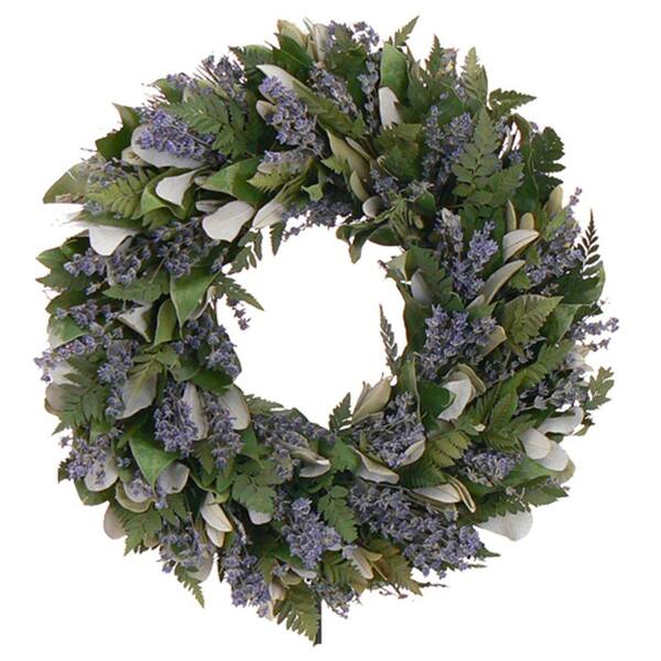 The Christmas Tree Company Enchanted Garden 16 in. Dried Floral Wreath-DISCONTINUED