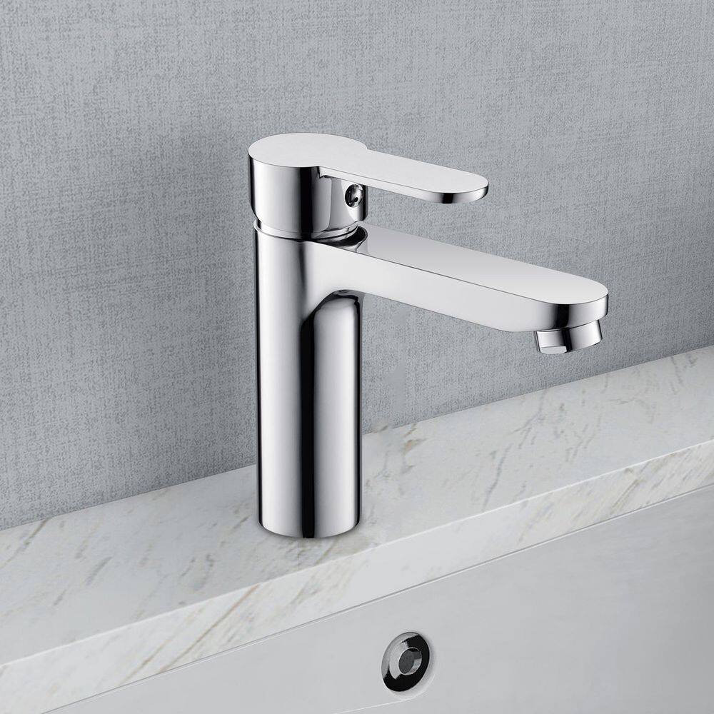 Single-Handle Single-Hole Bathroom Faucet in Chrome price history on PriceWatchPro
