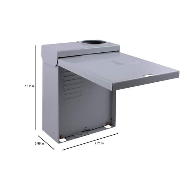 GE PowerMark Plus Outdoor 125 Amp 4-Space 8-Circuit Single-Phase