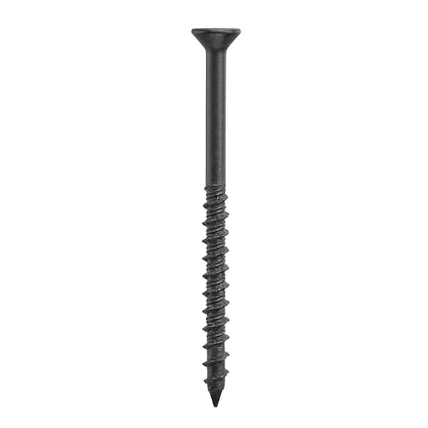 Tapcon 3/16 in. x 2.75 in. Star Flat-Head Black Concrete Anchors (8-Pack)